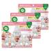 Air Wick Plug in Scented Oil 5 Refills Vanilla & Pink Papaya 20 mL (Pack of 3)
