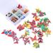 360 Pcs Cupcake Toppers Edible Wafer Paper Butterflies Printed Wafer Paper Edible Sheets Edible Rice Paper Cake Toppers for Birthday Party Wedding Party Dessert Decorations Butterfly a - Thin Style
