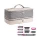 caits Blow Dryer Bag Hair Travel Bag Hair Dryer Case Double-Layer Hair Tool Bag Makeup Bag Bathroom Organizer Travel Case for Hair Dryer Brush Styler Hot Tools