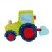 SIGIKID 42301 Active Crinkle Cloth Tractor PlayQ Girls and Boys Baby Toy Recommended from Birth Green/Blue