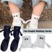 Holding Hands Magnetic Couple Socks - Funny Doll Design, White (2 pairs) - Buy Online on GoSupps.com
