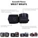 High Stress Wrist Bandages for Men & Women - 60cm Black/Gray Wrist Wraps for Weightlifting Powerlifting & CrossFit - Buy Online on GoSupps.com