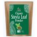 Jiva Organics Natural Unprocessed Stevia Leaf Powder 1 Pound Bulk Kraft Bag - Product of India - Green Color Original Stevia Leaf Ground with no additives