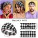 Luinabio Christmas Wide Headbands - 6 Piece Buffalo Plaid Head Wrap Set for Women and Girls - Buy Online on GoSupps.com