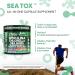 Sea Tox Organic Spirulina and Chlorella Capsules Natural Cleansing & Nourishment Sea Moss Bladderwrack Chlorophyll Burdock Root Ashwagandha Turmeric 90 Vegan Black Seed Oil Capsules by Clean Nutra - Buy Online on GoSupps.com