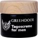 Greendoor moisturizing day cream for men's face 50ml, vegan, optimally absorbed, protects with organic algae, non-greasy, without oily shine, natural cosmetics