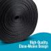 Houseables Polypropylene Webbing  2 Inch Strapping  Polypro Strap  2" W x 25 Yards (Two 12.5 Yard Rolls)  Black  for Furniture  Upholstery  Seatbelt Material  Bags  Canoe Seat  UV Resistant Fabric - Buy Online on GoSupps.com