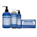 Dr. Bronner's - 4 Piece Peppermint Gift Set - (1) 12 Ounce Sugar Soap (1) 8 Ounce Pure-Castile Liquid Soap (1) 8 Ounce Lotion and (1) 5 Ounce Bar Soap