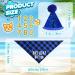 Amaxiu Dog Birthday Party Set Boy Dog Birthday Bandana Hat with 8 Bling Number Pet Happy Birthday Supplies Glitter Hat Plaid Bandana for Small Medium Large Dogs (Blue) - Buy Online on GoSupps.com