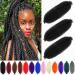 Afro Twist Hair 16Inch 3Packs Springy Afor Twist Hair Pre Fluffed Spring Twist Hair (16 Inch (Pack of 3) 1B) 16 Inch (Pack of 3) 1B