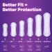Always Discreet Incontinence & Postpartum Liners Size 2 - 44 Count, Long Length, Very Light Absorbency - Buy Online on GoSupps.com