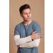 Cottonique Allergy-Free Organic Cotton Therapeutic Arm Sleeve for Eczema Psoriasis and Contact Dermatitis (Natural Small) - Buy Online on GoSupps.com