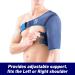 Neo-G Shoulder Support - Rotator Cuff Relief Brace for Men and Women | Adjustable Compression Strap - Class 1 Medical Device - Buy Online on GoSupps.com