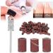 75 Sanding Bands Nail Drill Bits Nail Art Sanding Caps 80 120 180 Grit Brown for Nails and Cuticles Easy to Use Suitable for Nail Care - Buy Online on GoSupps.com