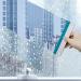 AMZQ 2 Pack Small Squeegee Mini Silicone Squeegee for Windows Mirrors Bathroom Glass Shower Mirrors Kitchen Countertops and Sink Oil Plate - Buy Online on GoSupps.com