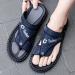 Orthopedic Men's Summer Sandals with Bunion Splint, Pain Relief for Hallux Valgus - Blue, Size 8 - Buy Online on GoSupps.com