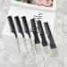 6 Pcs Hair Combs Set - Rat Tail and Teasing Combs for Women's Hair Styling - Buy Online on GoSupps.com