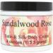 Eclectic Lady Sandalwood Rose Satin and Silk Cream Body Cream Body Lotion 4 oz - Shea Butter Aloe Silk Amino Acids Vitamin E Phthalate-Free Handcrafted in USA - Perfect For Women