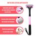 EASACE Long Handle Lotion Applicator for Back & Body - 21.5 inch Adjustable Roller with 2 Replacement Heads (Pink) - Ideal for Back Self-Application - Buy Online on GoSupps.com