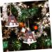 Buy Abaodam 4-Piece Wrought Iron Christmas Tree Hanging Bells | Snowy Decor for American Style Xmas Trees | 7x7cm | International Shipping Available - Buy Online on GoSupps.com