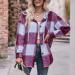 Yihaojia Plaid Hooded Shacket Womens Long Sleeve Plaid Hooded Shirts Flannel Button Down Shacket Drawstring Plaid Jacket Wine#55 XX-Large - Buy Online on GoSupps.com