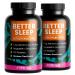 Melatonin sucking tablets 240x - delicious raspberry taste - melatonin + magnesium L -the -ic and glycine - sweetened sugar -free 100% vegan - is enough for 480 applications - Better Sleep raspberry 144 g (2 pack)
