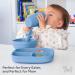 Re Play Sustainables Silicone Sippy Cup for Toddlers - 8oz | Medical-Grade Platinum Silicone | Denim Color - Buy Online on GoSupps.com