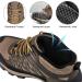 FREE SOLDIER Men's Waterproof Hiking Boots - Lightweight & Breathable Ankle Boots for Trekking - Black/Brown, Size 12 - Buy Online on GoSupps.com