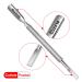 Blazco Professional Grade Stainless Steel Cuticle Pusher & Nail Cleaner - Dual Sided Manicure/Pedicure Tool for Finger and Toe Nails - Cuticle Remover - Durable and Precise - Silver - Buy Online on GoSupps.com