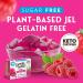 Simply Delish Natural Raspberry Jel Dessert - Sugar Free  Non GMO  Gluten Free  Fat Free  Lactose Free  Keto Friendly - 0.7 OZ (Pack of 6) - Buy Online on GoSupps.com
