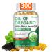 300 Softgels Wild Oregano Oil Capsules Organic Pills of Oregano Softgels Capsules Organic with Black Seed Oil 300 Count (Pack of 1)