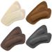 Comfort Heel Pads for Shoes Leather Heel Cushions for Heel Pain Relief Blister Prevention High Heel Comfort Pads for Women Men Heel Protectors and Liners (4 Pairs Mixed Leather)