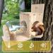 Squirrel Feeder Wooden Squirrel House Transparent Squirrel Feeders for Outside Garden Yard Corn Peanut Squirrel Feeder Squirrel Gifts Squirrel House Squirrel Houses for Outside Nesting Squirrel Gifts - Buy Online on GoSupps.com