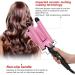 3 Barrel Hair Curling Iron Temperature Adjustable 25mm Hair Waver Curling Wand Fast Heating Hair Crimper Curling Wand for Curly Styling (-US) Pink-us - Buy Online on GoSupps.com