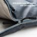BISINNA XXL 3-4 Season Sleeping Bag for Big & Tall Adults - Waterproof, Lightweight & Warm - Perfect for Camping, Backpacking & Hiking - Gray - Left Zip - Buy Online on GoSupps.com