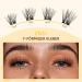 QueWel Self-Adhesive Eyelash Clusters - Natural Look Individual Extensions 32 pcs Reusable DIY Easy for Beginners (ZN01) - Buy Online on GoSupps.com