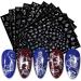 Christmas Nail Stickers 9 Sheets Self-Adhesive Nail Decal Snowflake Tree Snowman Silver Nail Art Decoration Design Supplies