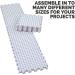 Knitiq Blocking Mats for Knitting - Extra Thick with Grid Lines - Crochet Blocking Board - 100 T-pins, Reusable Storage Bag - 9 Pack Standard Mat Set - Buy Online on GoSupps.com
