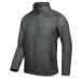 Little Donkey Andy Insulated Hiking Jacket Men Breathable Thermal Running Hybrid Jacket Lightweight Warm N-Gray L