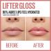 Maybelline Lifter Gloss: Hydrating Lip Gloss with Hyaluronic Acid - Ice Pink Neutral - 0.18 oz - Buy Online on GoSupps.com