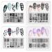 8Pcs Nail Stamping Plates Set - Flowers, Leaves, Lace Stamp Templates Kit for DIY Nail Art - Manicuring Printing Tools - Buy Online on GoSupps.com