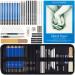 EGOSONG 41 Drawing Set Sketch Kit  Sketching Supplies with Sketchbook  Graphite  and Charcoal Pencils  Pro Art Drawing Kit for Adults Teens Beginners Kids  ideal for Sketching Shading