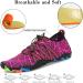Buy Saguaro Unisex Bathing Shoes - Soft Breathable Slipproof Water Shoes for Women & Men - Violet EU Size 42 - Buy Online on GoSupps.com