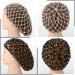 MTLEE 2-Piece Crochet Hair Net Snoods for Women with Pearl Embellishment - Black Gray - Buy Online on GoSupps.com