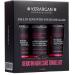 Kerargan - Kit de Voyage Ultra R parateur la K ratine Shampoing Apr s-shampoing & Masque - Nourrit Lisse Renforce & Prot ge m me en D placement - Sans Sulfate silicones OGM - 3x100 ml