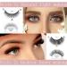 Reusable Self-Adhesive Eyelashes - No Glue Needed | Natural Look & Waterproof False Lashes with Curler & Brush - Pink-Purple - Buy Online on GoSupps.com