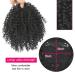 Curly Hair Topper with Clip-in Bangs - Matthia Short Kinky Curly Synthetic Hair Extensions - Buy Online on GoSupps.com