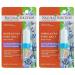 Natural Solution Pink Salt Nasal Inhaler with Relaxing Lavender Essential Oils Remedy for Sinus Relief Allergies Headaches Cold Flu and Congestion - Pack of 2 Lavender Nasal Inhaler