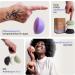 Vove Certified Organic Konjac Sponge 6-Pack | Eco-Friendly Activated Carbon & French Tone | Gentle Face Peeling for All Skin Types | Sustainable Skincare - Buy Online on GoSupps.com
