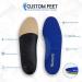 Custom FEET Personalized Orthotics Insoles for Men Women Kids - Dynamic Blue Arch Support - Buy Online on GoSupps.com